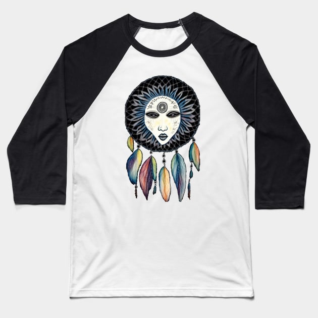 Harmony Dreamcatcher Baseball T-Shirt by Adele